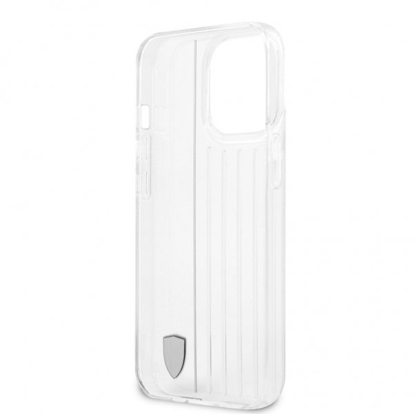 Ferrari iPhone 13 Pro -suojakuori 3D Lines Musta Läpinäkyvä