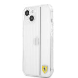 Ferrari iPhone 13 Kuori 3D Lines Musta Läpinäkyvä