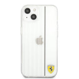 Ferrari iPhone 13 Mini Suojakuori 3D Lines Musta Läpinäkyvä