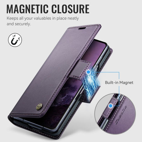 CaseMe Samsung Galaxy Z Fold 8 Ultra Kotelo 023 Series Violetti
