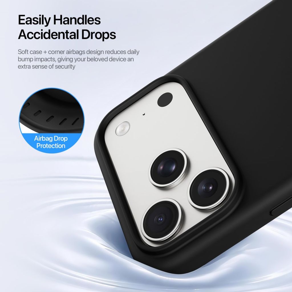 Dux Ducis iPhone 17 Pro Max/iPhone 18 Pro Max Kuori Piel Series MagSafe Musta