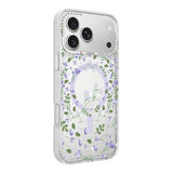 iPhone 17 Pro Kuori Kukkakuvioinen MagSafe Violetti