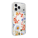iPhone 17 Pro Kuori Kukkakuvioinen MagSafe Oranssi