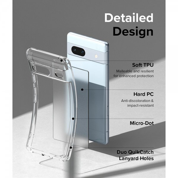 Ringke Google Pixel 7a Kuori Fusion Matte Clear