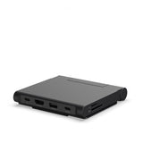 Satechi OnTheGo kokoontaitettava jalusta ja USB-keskitin Space Black