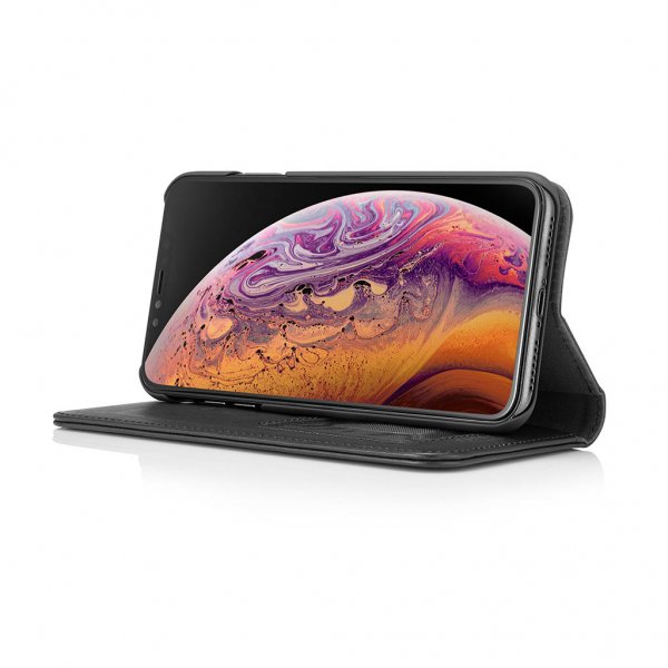 Pipetto iPhone XS Max Magnetic Folio -kotelo, musta