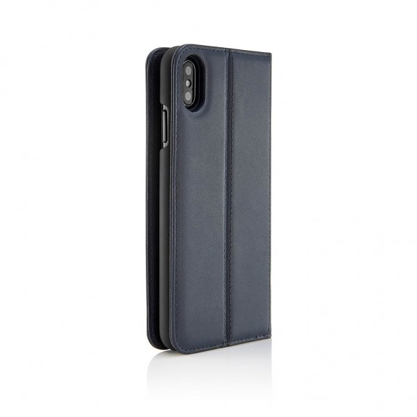 Pipetto iPhone X/Xs Kotelo Magnetic Folio Laivastonsininen