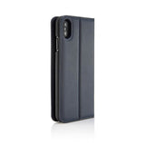 Pipetto iPhone X/Xs Kotelo Magnetic Folio Laivastonsininen