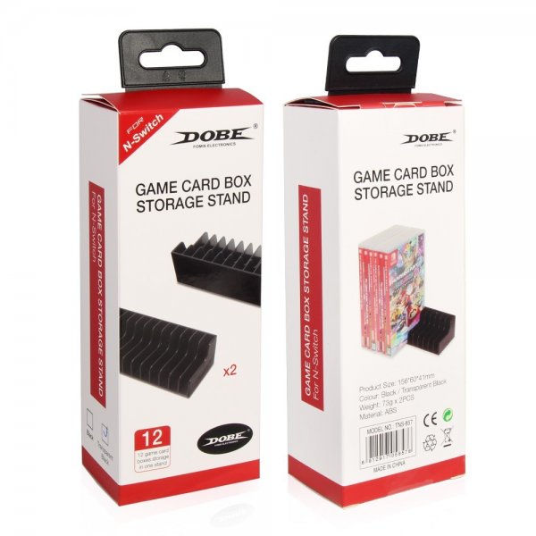 Dobe Säilytyskotelot Nintendo Switch -peleille 2 kpl