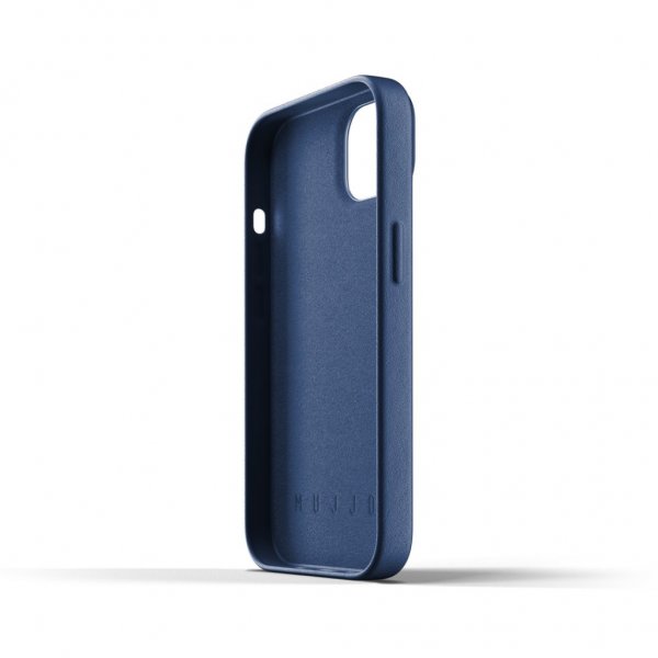 Mujjo iPhone 13 -kuori, kokonahkainen suojakotelo, Tan