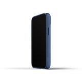Mujjo iPhone 13 Mini -suojakuori, täysnahkainen Monaco Blue