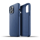 Mujjo iPhone 13 Pro Max Nahkakuori Monaco Blue
