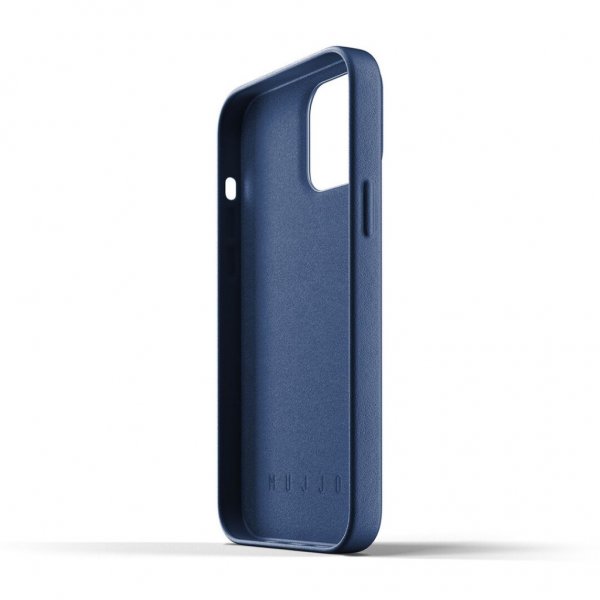 Mujjo iPhone 13 Pro Max -kotelo, täysnahkainen, musta