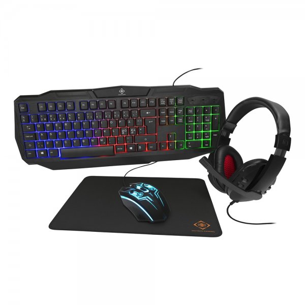 Deltaco Gaming 4-in-1 -pelaajapaketti RGB