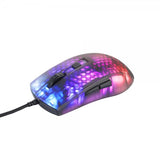 Deltaco Gaming DM310 Gaminghiiri Puoliläpinäkyvä RGB Musta