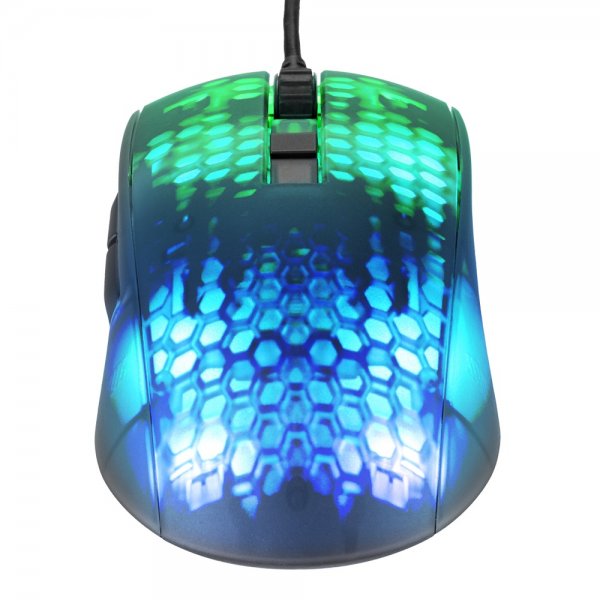 Deltaco Gaming DM310 Gaminghiiri Puoliläpinäkyvä RGB Musta