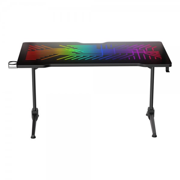 Deltaco Gaming DT420 pelipöytä RGB-valaistuksella