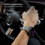 Kiinteä Garmin QuickFit 26mm ranneke titaaniranneke harmaa