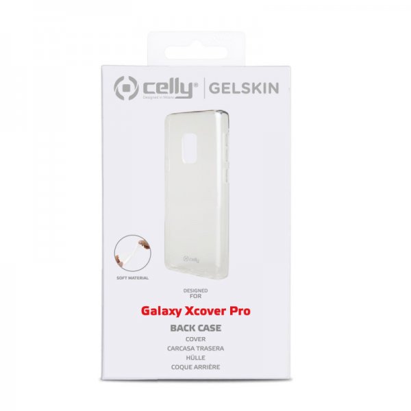 Celly Samsung Galaxy XCover Pro Suojakuori GELSKIN Läpinäkyvä