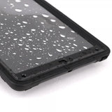 Armor-X Samsung Galaxy Tab A9 Plus Kuori Sateenkestävä Kestävä Kotelo Käsihihna Jalusta Musta