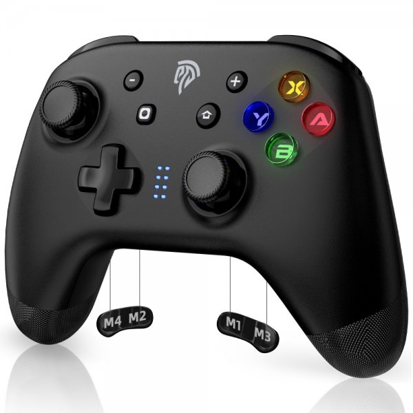 EasySMX Bayard 9124 Switch/Android/PC Ohjelmoitava Langaton Peliohjain Musta