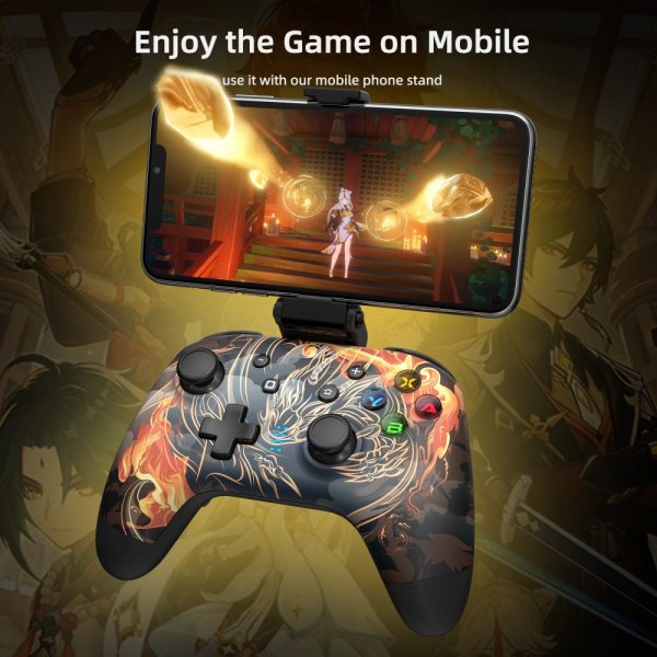 EasySMX Bayard 9124 Switch/Android/PC Ohjelmoitava langaton peliohjain Dragon