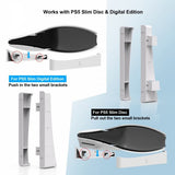 JYS PlayStation 5 Slim (Digital/Disc Edition) Teline Valkoinen