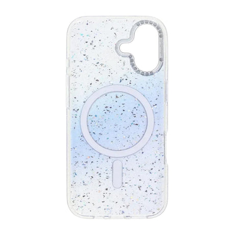 iPhone 17 Kuori Glitter Diamond MagSafe Sininen