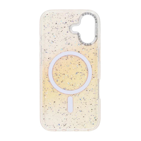 iPhone 17 Kuori Glitter Diamond MagSafe Kulta