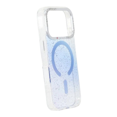 iPhone 17 Pro Max Kuori Glitter Diamond MagSafe Sininen
