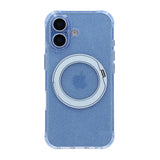 iPhone 17 Kuori Glitter Teline MagSafe Sininen