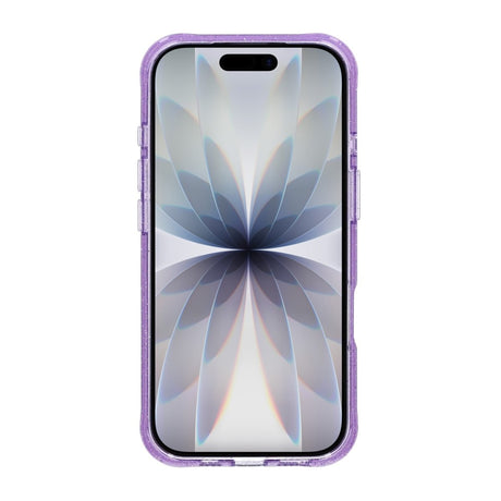 iPhone 17 Kuori Glitter Teline MagSafe Violetti