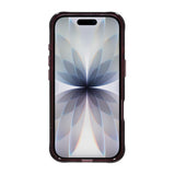 iPhone 17 Kuori Glitter Teline MagSafe Tummanpunainen