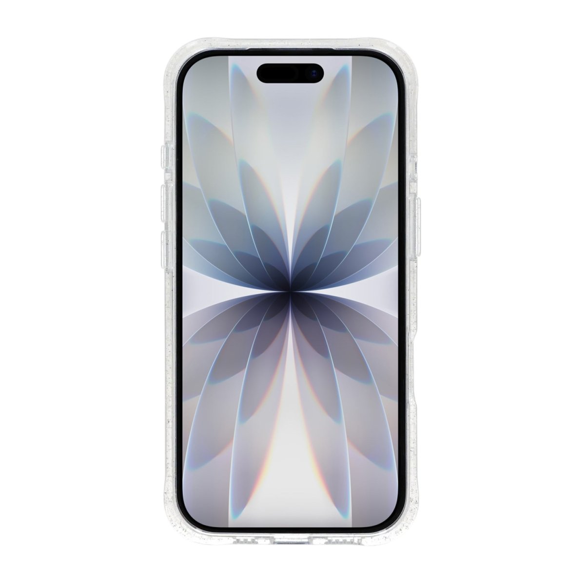 iPhone 17 Kuori Glitter Teline MagSafe Valkoinen