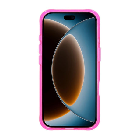 iPhone 17 Pro Max/iPhone 18 Pro Max Kuori, glitteriä, teline, MagSafe, Punainen