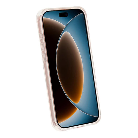 iPhone 17 Pro Max/iPhone 18 Pro Max Kuori, glitteriä, teline, MagSafe, Valkoinen