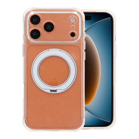 iPhone 17 Pro Max/iPhone 18 Pro Max Kuori, glitteriä, teline, MagSafe, Valkoinen