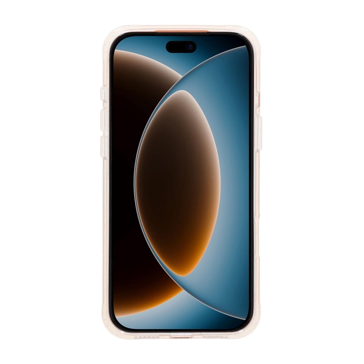 iPhone 17 Pro Max/iPhone 18 Pro Max Kuori, glitteriä, teline, MagSafe, Valkoinen