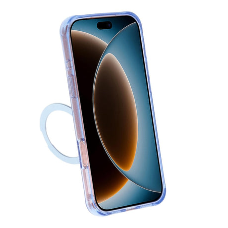 iPhone 17 Pro/iPhone 18 Pro Kuori, glitteriä, teline, MagSafe, Sininen