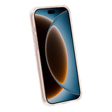 iPhone 17 Pro/iPhone 18 Pro Kuori, glitteriä, teline, MagSafe, Valkoinen