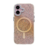 iPhone 16 Kuori Glitter Diamond MagSafe Kulta