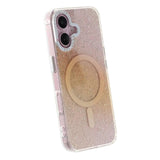 iPhone 16 Kuori Glitter Diamond MagSafe Kulta