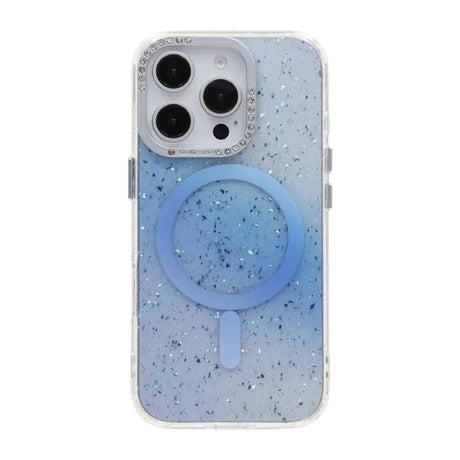 iPhone 16 Pro Max Kuori Glitter Diamond MagSafe Sininen