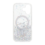 iPhone 17 Kuori Glitter Tähdet MagSafe Oranssi