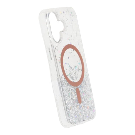 iPhone 17 Kuori Glitter Tähdet MagSafe Oranssi