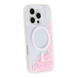 iPhone 16 Pro Max Kuori Diamond Quicksand MagSafe Vaaleanpunainen