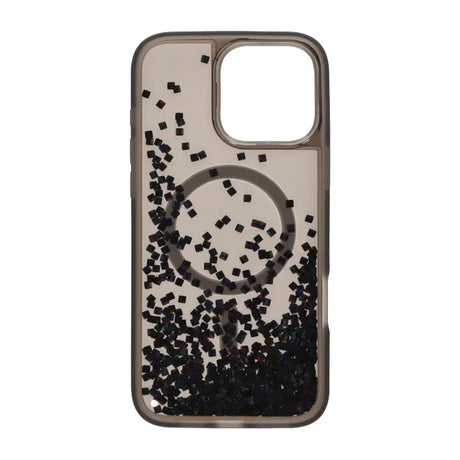 iPhone 16 Pro Max Kuori Diamond Quicksand MagSafe Musta