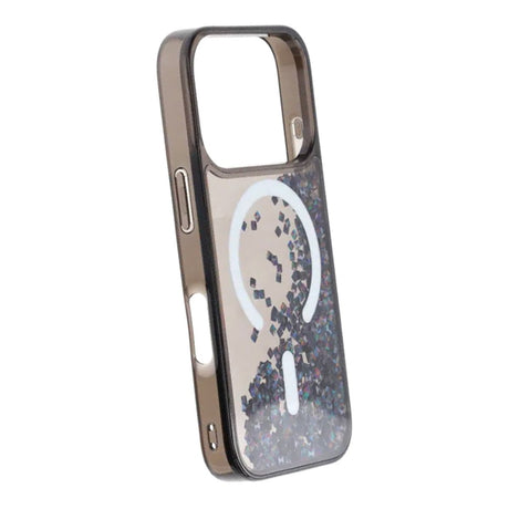 iPhone 17 Pro Max Kuori Diamond Quicksand MagSafe Musta