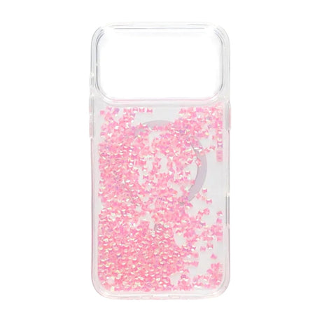 iPhone 17 Pro Kuori Diamond Quicksand MagSafe Vaaleanpunainen