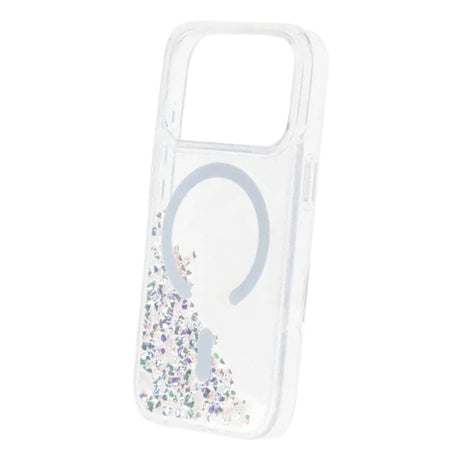 iPhone 17 Pro Kuori Diamond Quicksand MagSafe Valkoinen